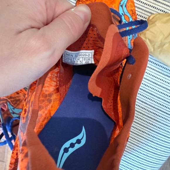 Saucony Carrera Orange Track Shoes - Picture 9 of 11